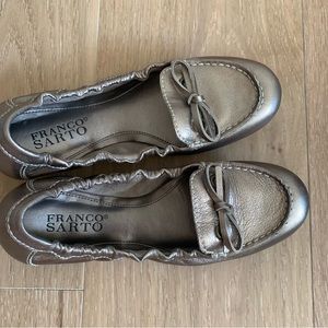 Franco Sarto Gold Flats
